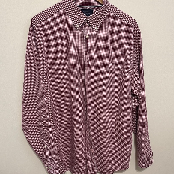 Charles Tyrwhitt Other - Charles Tyrwhitt Burgundy Check Button Down Shirt
